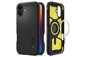 Mobil - Covers & Cases - Spigen Tough Armor MagSafe - black - iPhone 16 Plus - ACS08085
