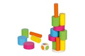 Trælegetøj - Goki Wooden Balance Game Tower 27 pcs. - 56762