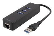 Netværksadapter (netkort, printserver mv.) - Deltaco USB 3.0 Network Adapter - Y-3045
