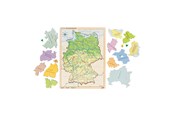 Puslespil - Goki Wooden Layer Puzzle Germany 98pcs. Wood - 57417