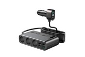 Mobil - Adaptere & Opladere - Joyroom Car charger JOYROOM JR-CL06 Multi-Port (black) - JR-CL06