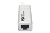 Netværksadapter (netkort, printserver mv.) - Eaton Series USB 3.0 SuperSpeed to Gigabit Ethernet NIC Network Adapter RJ45 10/100/1000 Aluminum White - U336-000-GB-AL
