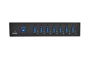 USB hub - Eaton series 7-Port USB 3.0 Hub SuperSpeed with Dedicated 2A USB Charging iPad Tablet Metal USB hub - USB 3.2 - 7 ports - Sort - U360-007-IND