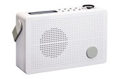 DAB, netværks- og clockradio - Lenco PDR-030WH - Portable DAB+/FM radio with alarm function - White - DAB/DAB+/FM - Mono - PDR-030WH