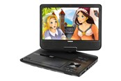 Blu-Ray & DVD-afspiller - Lenco DVP-1010BK - Portable 10" DVD-Player with USB - Headphone-suspension bracket - Black - DVP-1010BK