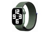 Smartwatch - Tilbehør - Lippa Apple Watch nylonrem 42/44/45/49 - Mørkegrøn - LPAW099