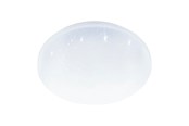 Lamper - EGLO POGLIOLA-E plafond Ø310 mm, LED 15W 1800lm 3000K, hvid/stjerneeffekt - 74032