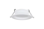 Lamper - EGLO IDUN-E indbygningsspot Ø86 mm, 3,8W 420lm 3000K, hvid - 74102