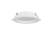 Lamper - EGLO IDUN-E indbygningsspot Ø117 mm, 6W 630lm 3000K, hvid - 74103