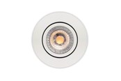 Lamper - Scan Products Luna Low Profile 2.0 Udendørs indbygningsspot 5,9W 3000K Ra90 IP44, Mat hvid - 10611