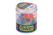 Figur - Johntoy Glow in the Dark Colored Dino Toy Figures 12pcs. - 24492