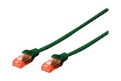 Netværkskabel - DIGITUS Professional patch cable - 1 m - green - Grøn - 1m - DK-1617-010/G