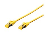 Netværkskabel - DIGITUS Professional patch cable - 25 cm - yellow - Gul - 0.25m - DK-1644-A-0025/Y