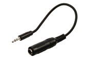 Audio kabel - Nedis audio cable - 20 cm - CAGB22550BK02