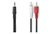 Audio kabel - Nedis CAGL22200BK50 audio cable - CAGL22200BK50