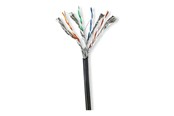 Netværkskabel - Nedis CCBG8599BK100S networking cable - Sort - 100m - CCBG8599BK100S