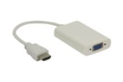 Skærmkabel - Nedis adapter - HDMI / VGA - 20 cm - CCGB34900WT02