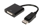 Skærmkabel - Nedis - video adapter - DVI-D to DisplayPort - 20 cm - CCGB37250BK02