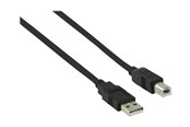 USB kabel - Nedis - USB cable - USB to USB Type B - 2 m - CCGB60100BK20