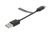 USB kabel - Nedis - USB-C cable - 24 pin USB-C to USB - 10 cm - CCGB60600BK01