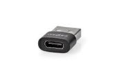 Kabler - diverse - Nedis USB-A Adapter | USB 2.0 | USB-A Male | USB-C™ Female - CCGB60920BK