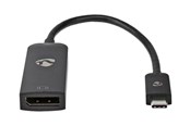 Skærmkabel - Nedis - video adapter - 24 pin USB-C to DisplayPort - 20 cm - CCGB64353BK02