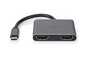 Skærmkabel - Nedis adapter - 10 cm - CCGB64670BK01