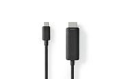 Skærmkabel - Nedis CCGL64655BK10 video cable adapter - CCGL64655BK10
