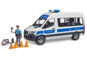 Legetøjsbil - Bruder Mercedez-Benz Sprinter Police vehicle with police officer toy - BR2683