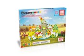 Konstruktionslegetøj - PicassoTiles Farm 26pcs magnetic set with 8 figures - PTQ27