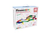 Konstruktionslegetøj - PicassoTiles 50pc Magnetic Race Track Building Blocks - PTR50