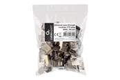 Netværkskabel - Gembird Modular Plug - network connector - Sølv - LC-PTF-01/50