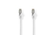 Netværkskabel - Nedis CCGL85520WT100 networking cable - Hvid - 10m - CCGL85520WT100