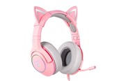 Hovedtelefoner/headset - ONIKUMA Gaming headphones K9 Pink RGB - K9P RGB 3.5mm