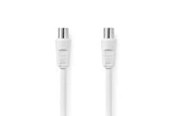 Antennekabel/stik - Nedis Coax Cable | IEC (Coax) Male | IEC (Coax) Female | Nickel Plated - CSGB40000WT100