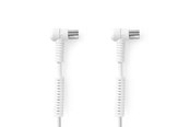 Antennekabel/stik - Nedis CSGB40120WT15 coaxial cable - CSGB40120WT15