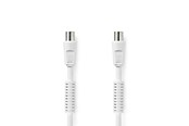 Antennekabel/stik - Nedis Coax Cablel | IEC (Coax) Male | IEC (Coax) Female | Nickel Plated - CSGL40020WT10