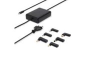 Bærbar Oplader - Nedis notebook-adapter | GaN | 65 W | 5 / 9 / 12 / 15 / 20 V DC - NBAU65110BK