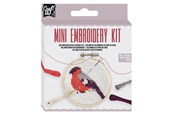 Kreativitet & Hobbyartikler - Creative Craft Group Mini broderisæt 12,5*10cm Fugl. - CR1713/GE