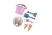 Udendørsleg - Dantoy Thorbjorn Bucket set w. Ice cream cones - Pink - 4801