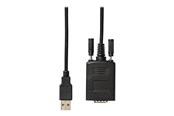 USB kabel - Nedis - USB adapter - USB to DB-9 - 90 cm - CCGW60852BK09