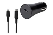 Mobil - Adaptere & Opladere - Nedis car power adapter - 24 pin USB-C - 20 Watt - CCPDL20W111BK