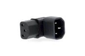 Kabler - diverse - Nedis Extension Plug | EC-320-C13 | IEC-320-C14 | Angled 90° - CEGB1190BK
