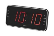 DAB, netværks- og clockradio - Nedis CLAR004BK - clock radio - AM/FM - CLAR004BK
