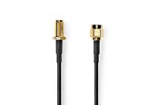Antennekabel/stik - Nedis CSGB02010BK10 coaxial cable - CSGB02010BK10