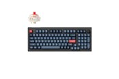 Tastatur - Keychron V5 MAX QMK/VIA Wireless RGB Hot Swap Jupiter Red - Carbon Black - Gaming Tastatur - Nordisk - Sort - V5M-D1-BO
