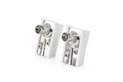 Antennekabel/stik - Nedis IEC (Coax) Connector | Angled | Male | Nickel Plated - CSGB40900WT