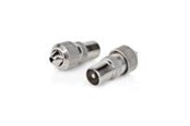 Antennekabel/stik - Nedis IEC (Coax) Connector | Straight | Male | Nickel Plated | 75 Ohm - CSGB40902ME