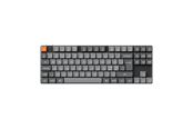 Tastatur - Keychron K1 MAX QMK/VIA Wireless RGB Hot Swap Low Profile Brown - Gray - Tastatur - Uden Numpad - Nordisk - Grå - K1M-H3-BO