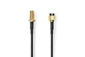 Antennekabel/stik - Nedis SMA Cable | SMA Male | SMA Female | Gold Plated - CSGL02010BK10